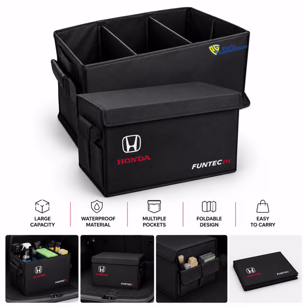 HONDA FOLDABLE CAR TRUNK STORAGE BOX